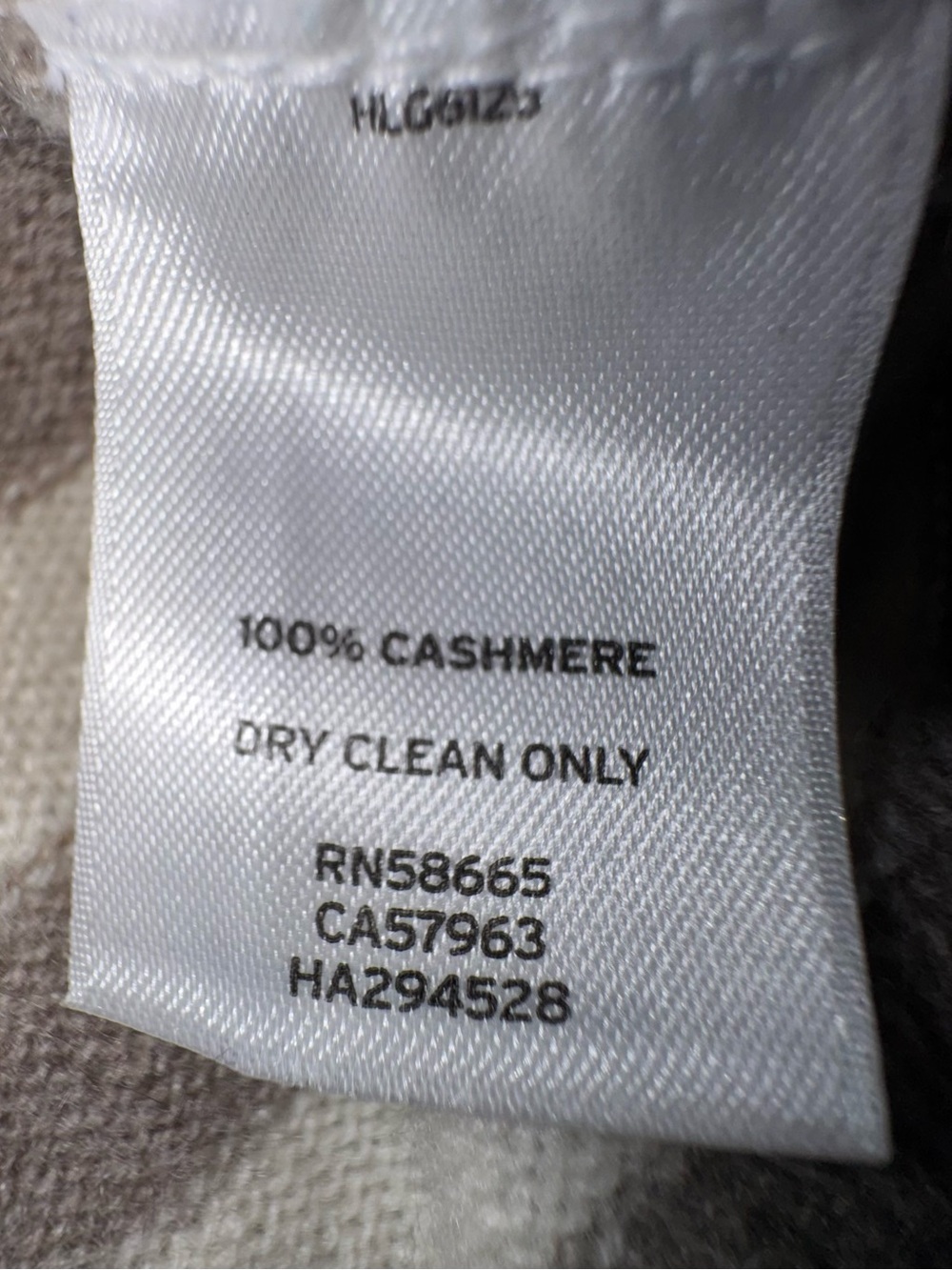 Halogen 100% Cashmere Striped Pullover Sweater Beige Cream Size XL *Flaws - Picture 8 of 16